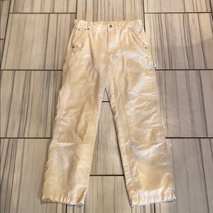 Cream Cargo Pants